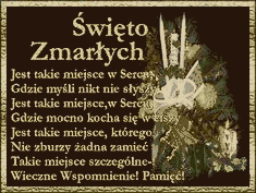 Święto Zmarłych. Jest takie miejsce w sercu
